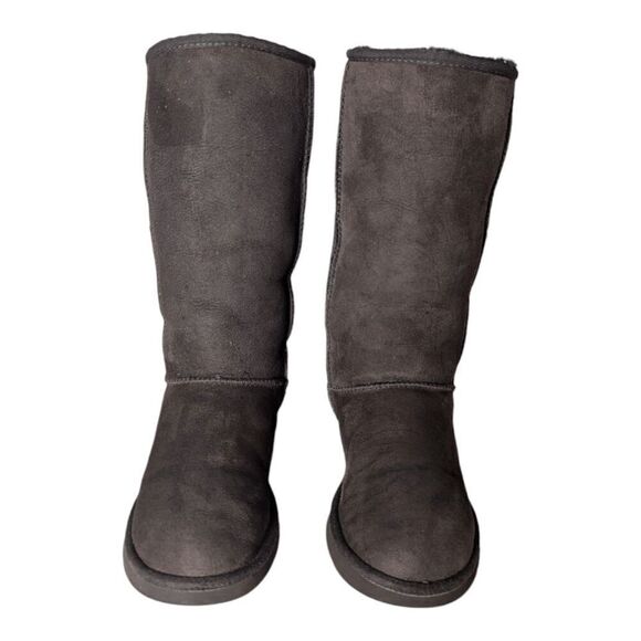 UGG Classic Tall "Chocolate Brown" Winter Boot Size 7 - Picture 4 of 7